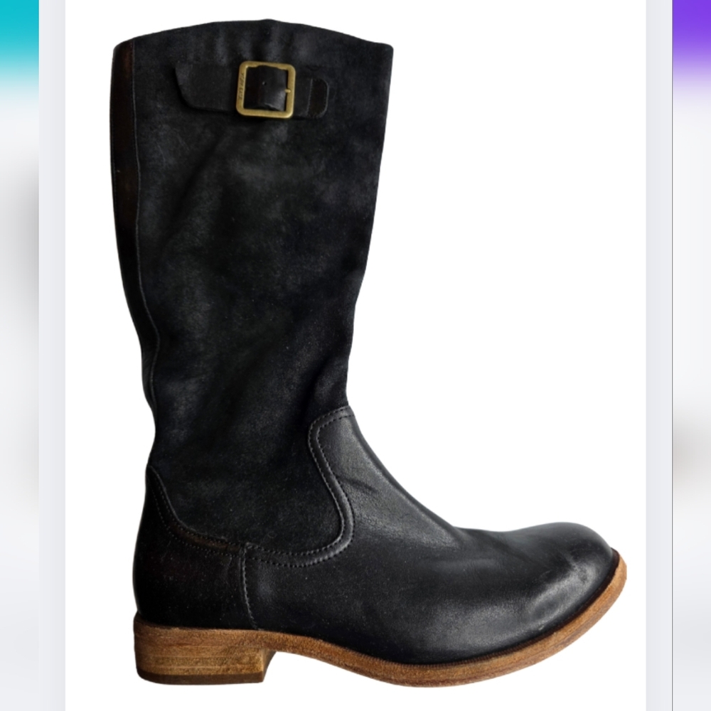 Kork-Ease Size 7 Leather Riding Boots Black *Ay